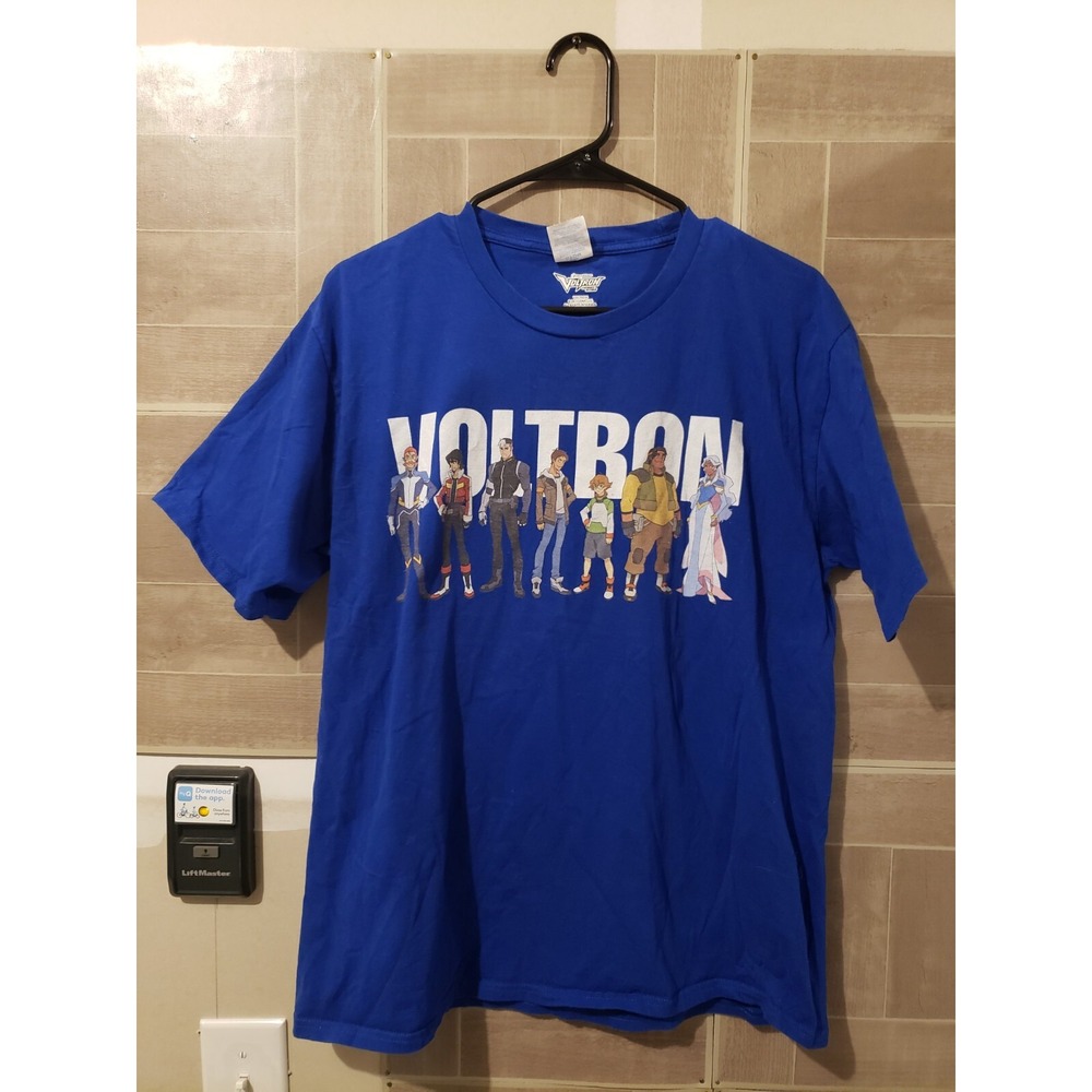 Voltron Legendary Defender Shirt Size L 2017 Blue